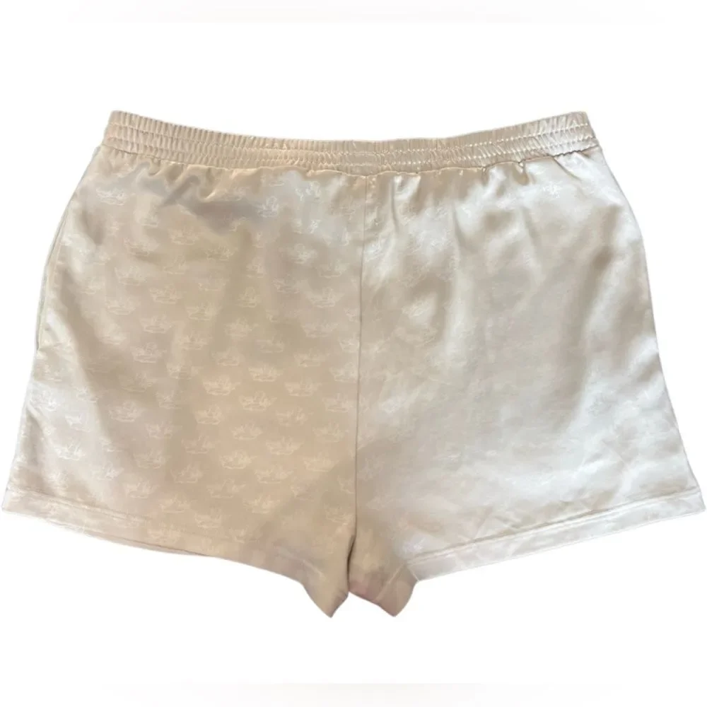 Boys Lie Satin Lounge Shorts all-over cherub print Size XXL - Picture 5 of 16